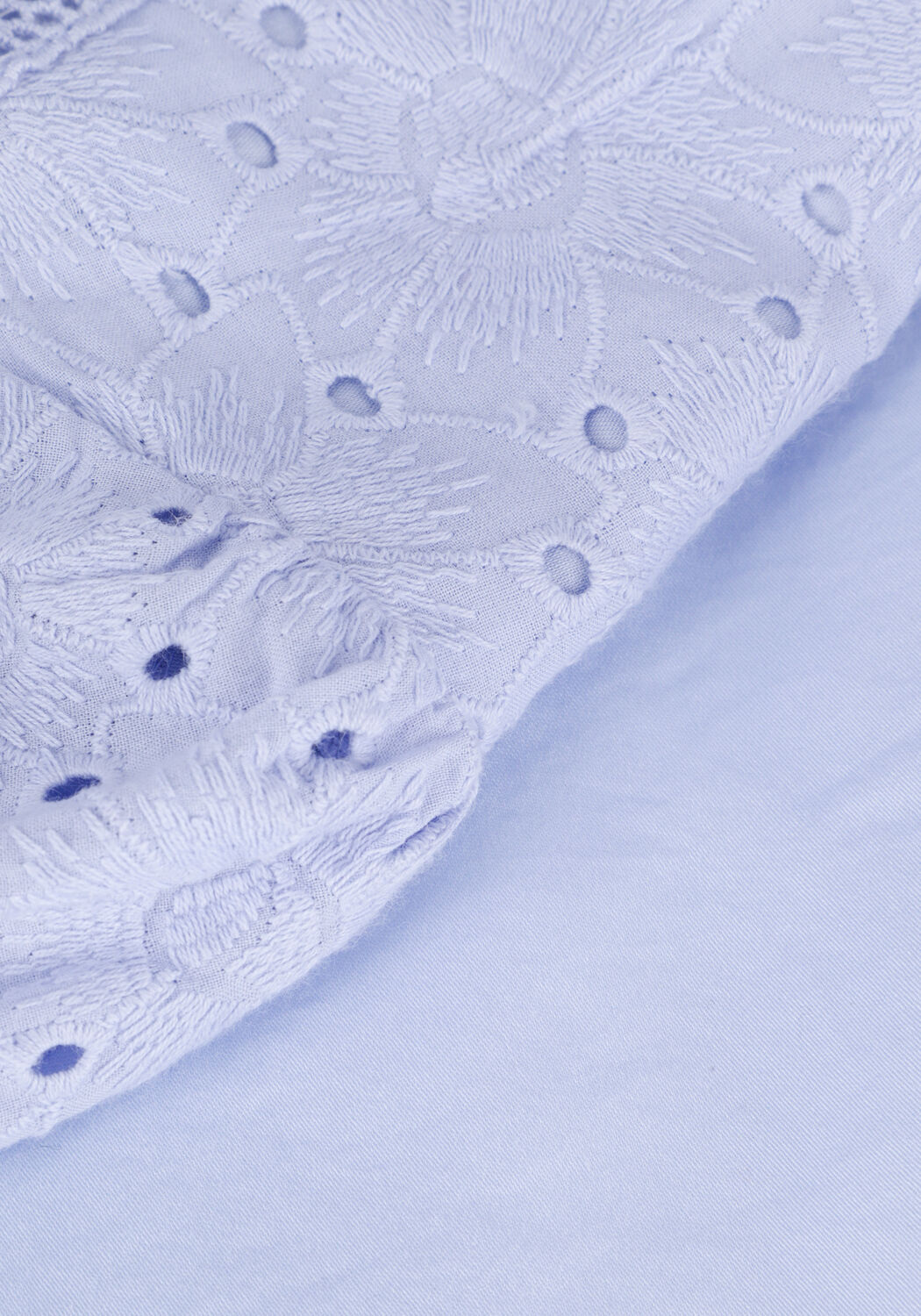 Lichtblauwe GUESS Blouses LS SANDRA TOP - large