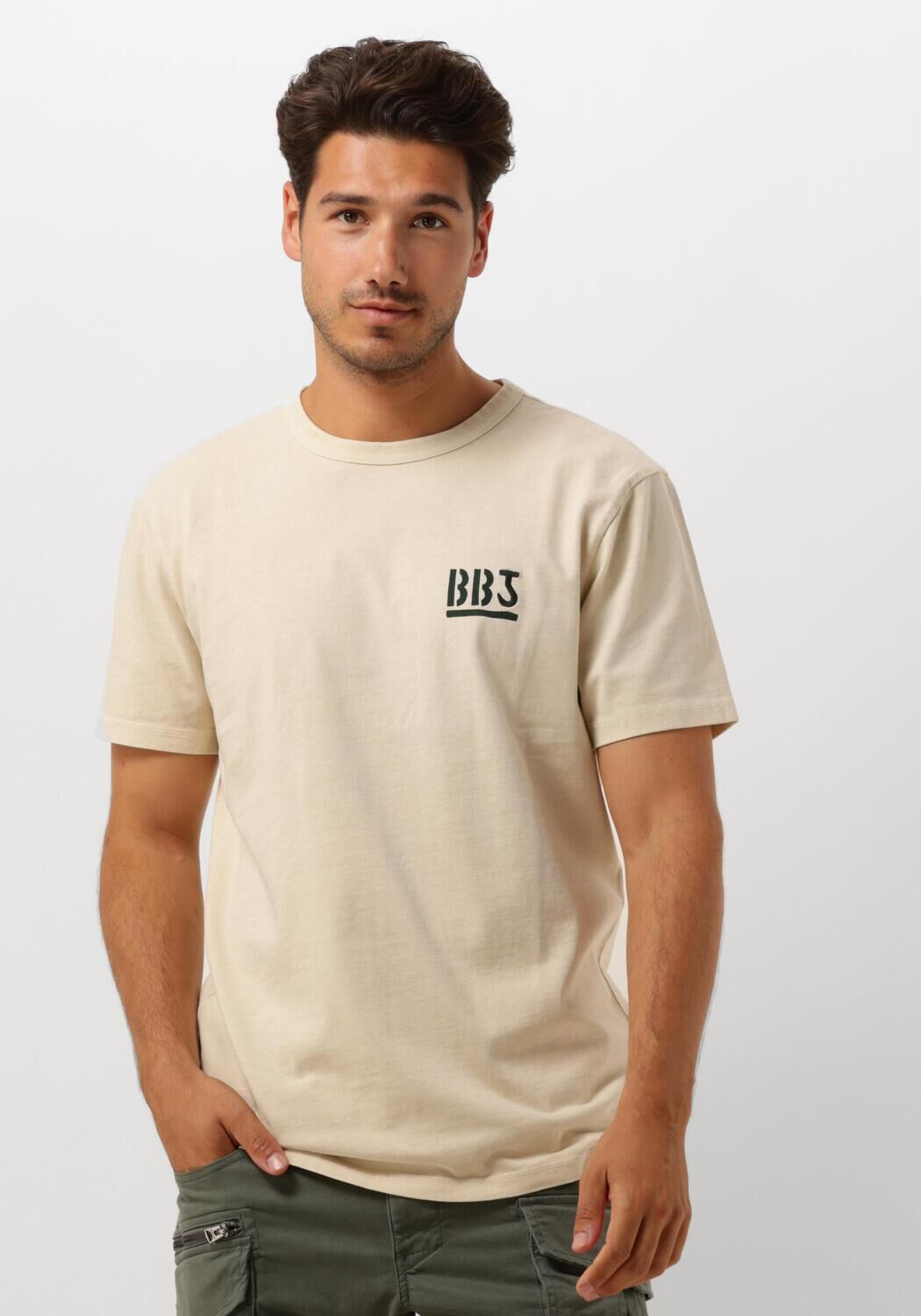 BUTCHER OF BLUE Heren Polo's & T-shirts Army 13 Tee Beige