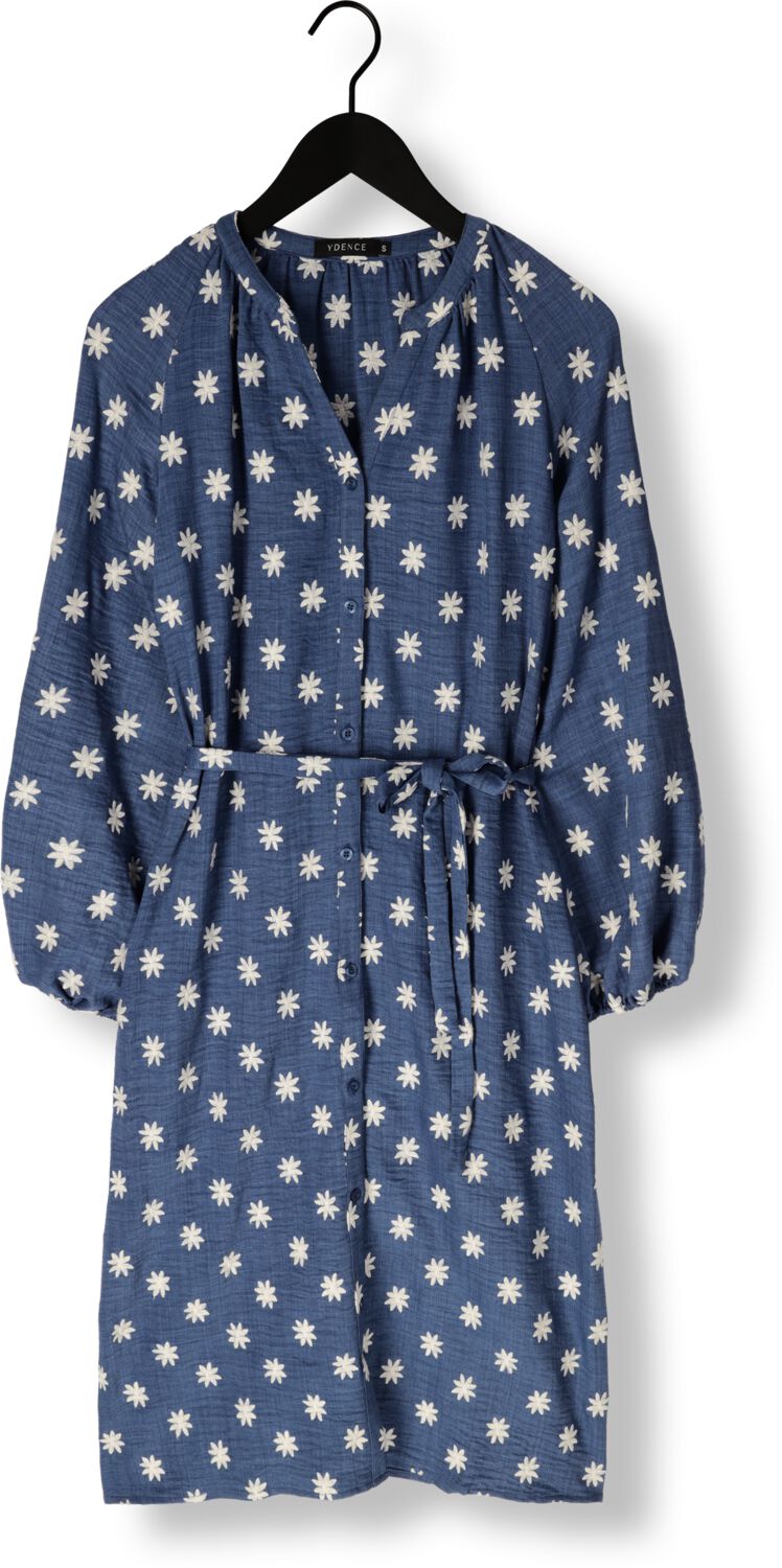 YDENCE Dames Jurken Dress Casey Blauw