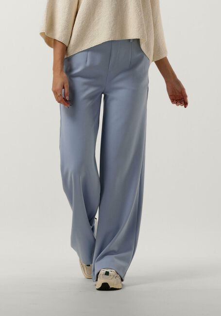 Lichtblauwe OBJECT Pantalon OBJLISA WIDE PANT - large