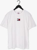 Witte TOMMY JEANS T-shirt TJM TOMMY BADGE TEE