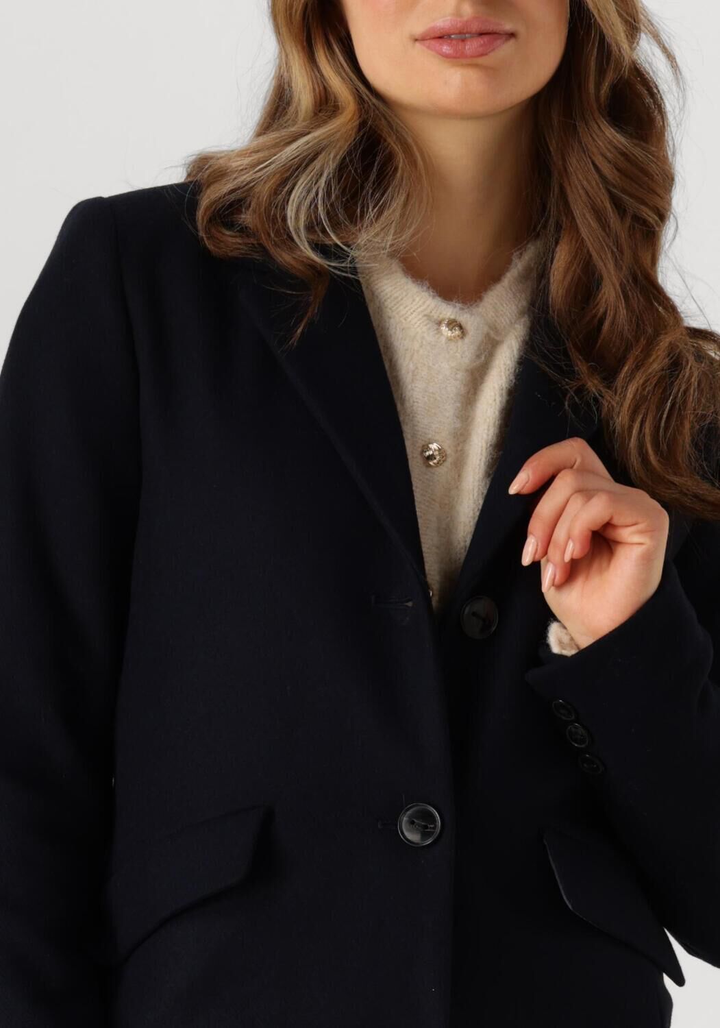 MODSTRÖM Modström Dames Jassen Pamela Coat Donkerblauw
