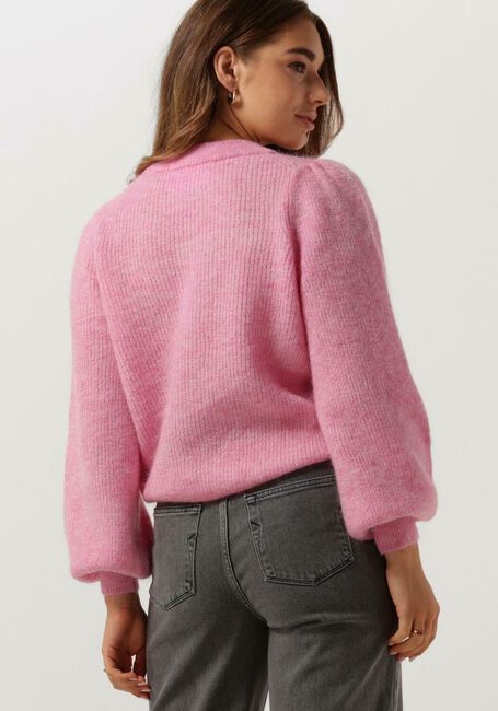 Roze SELECTED FEMME Trui SLFMOLA MIA LS KNIT O-NECK - large