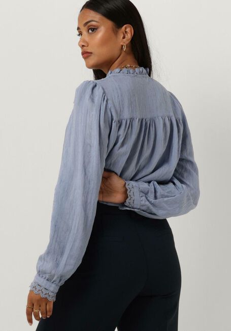 Lichtblauwe LOLLYS LAUNDRY Blouses AIRLIE SHIRT - large