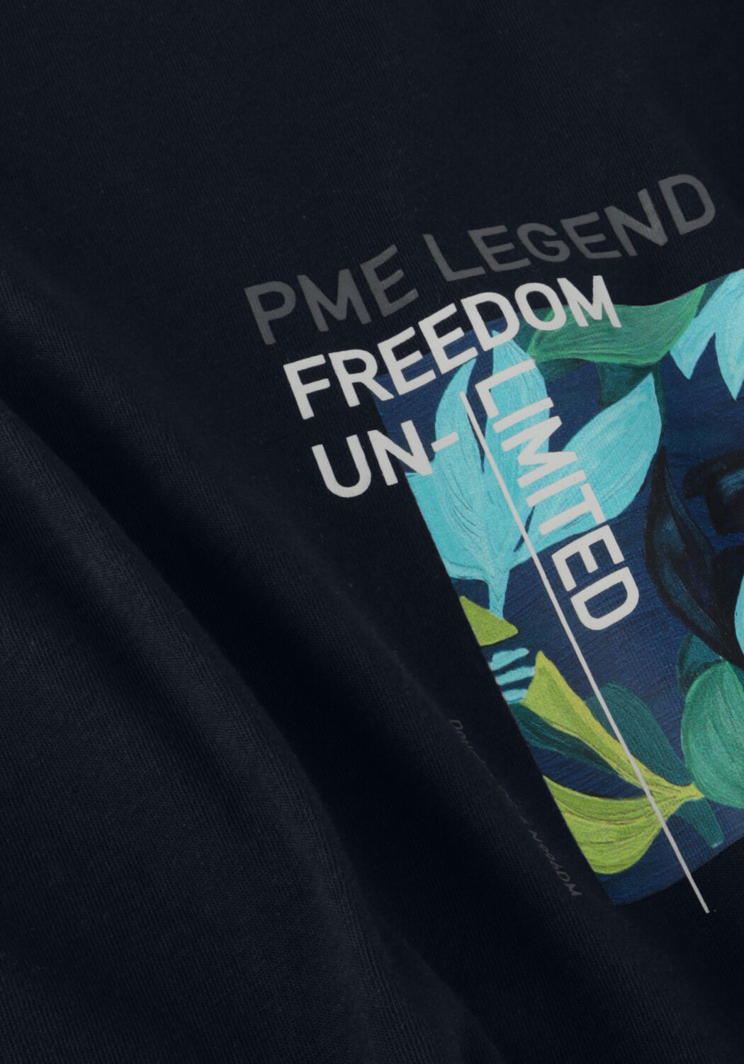 Blauwe PME LEGEND T-shirt SHORT SLEEVE R-NECK SINGLE JERSEY - large