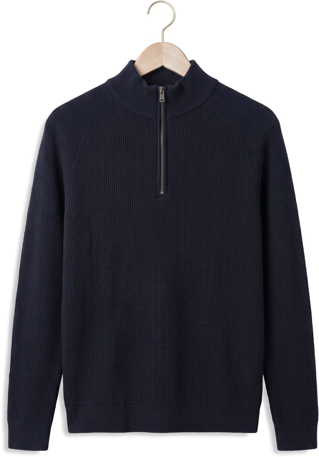 JC RAGS J.C. Rags Heren Truien & Vesten Pullover Half Zip Emile Donkerblauw