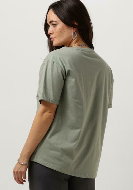 Groene MSCH COPENHAGEN T-shirt MSCHTERINA ORGANIC SMALL LOGO TEE - large