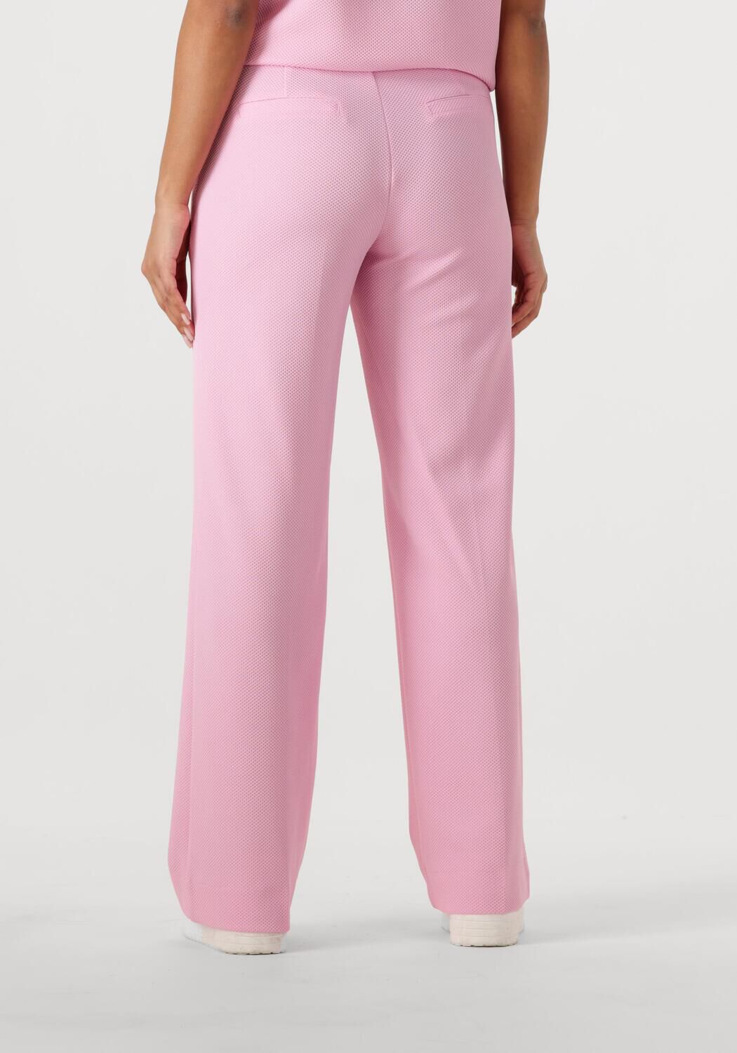 POM AMSTERDAM Dames Broeken Wide Leg Rose Lichtroze