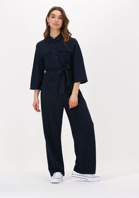 Donkerblauwe OBJECT Jumpsuit JOLINA S/S JUMPSUIT - large