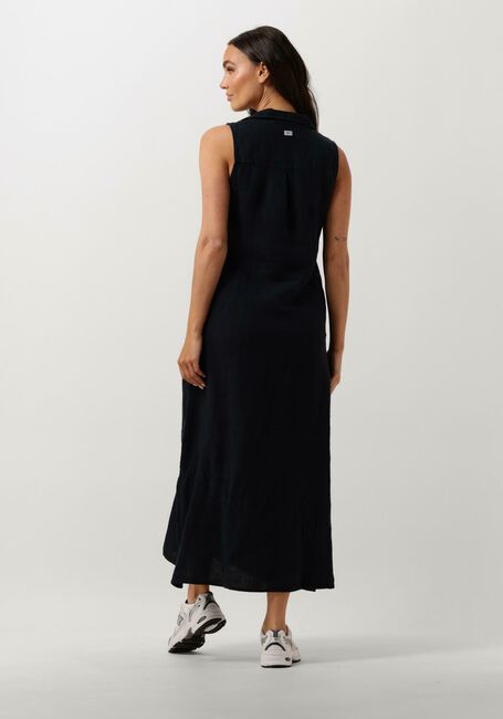 blauwe penn ink midi jurk s24z653ltd