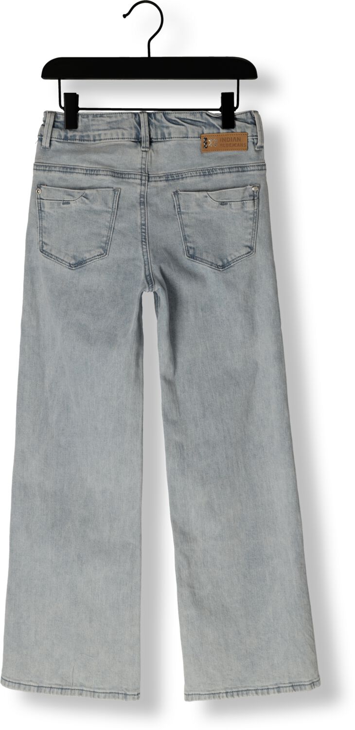 INDIAN BLUE JEANS Meisjes Jeans 2124 Wide Fit Used Denim Lichtblauw