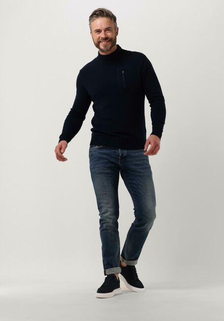 Donkerblauwe CYCLEUR DE LUXE Trui 7424 - large