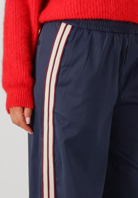 Donkerblauwe CO'COUTURE Wijde broek MINGUS LONG PANT - large