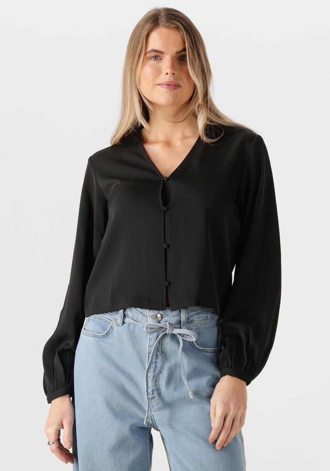 Moss copenhagen Veelzijdige Nichelle Blouse voor Vrouwen Black Dames