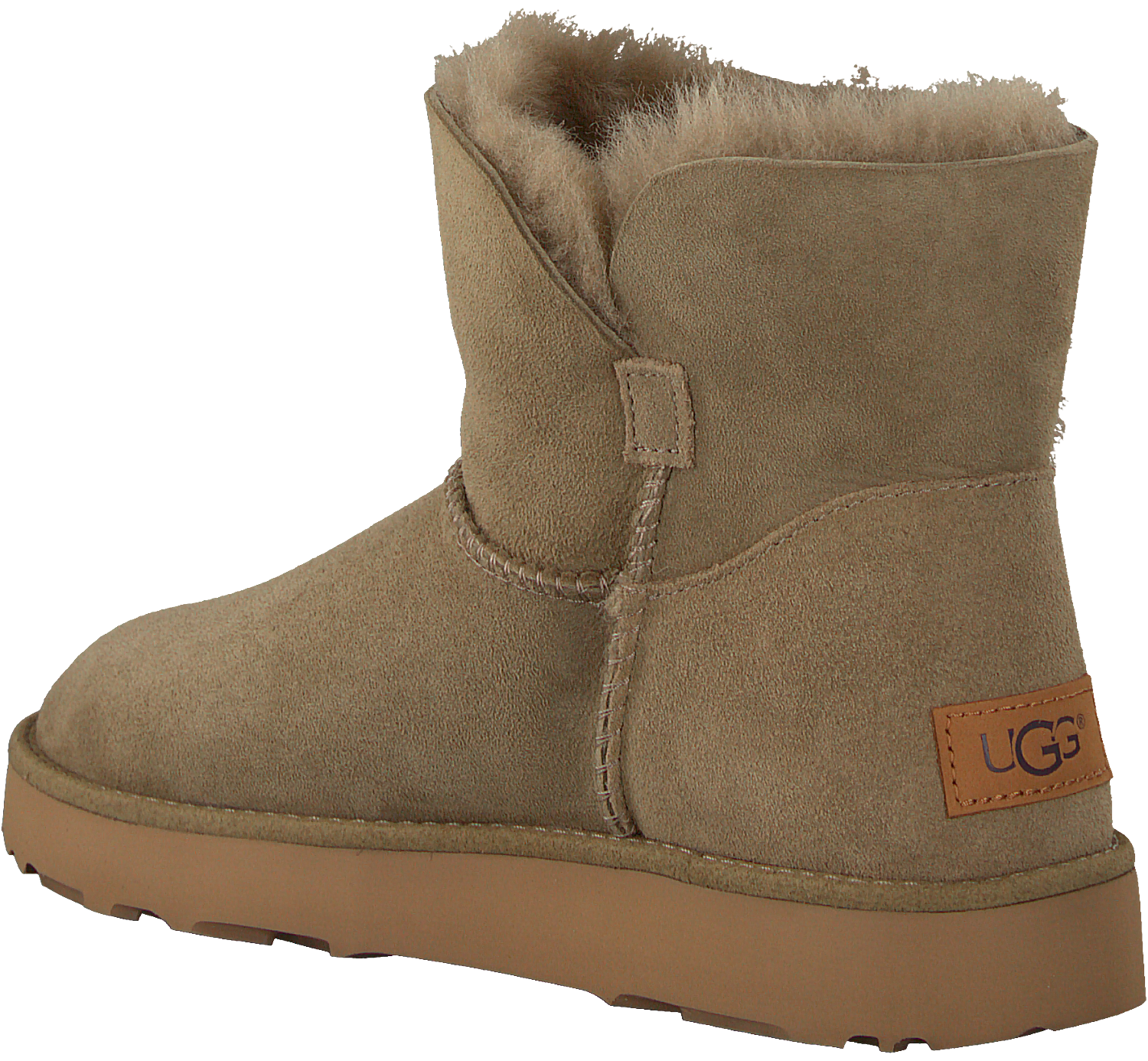 Bruine UGG Enkellaarsjes CLASSIC CUFF MINI Omoda