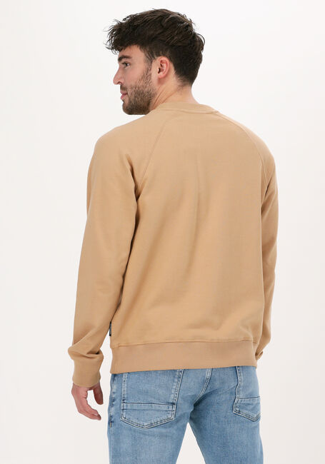 Camel SCOTCH & SODA Sweater UNISEX - CREW NECK SWEATER IN  - large