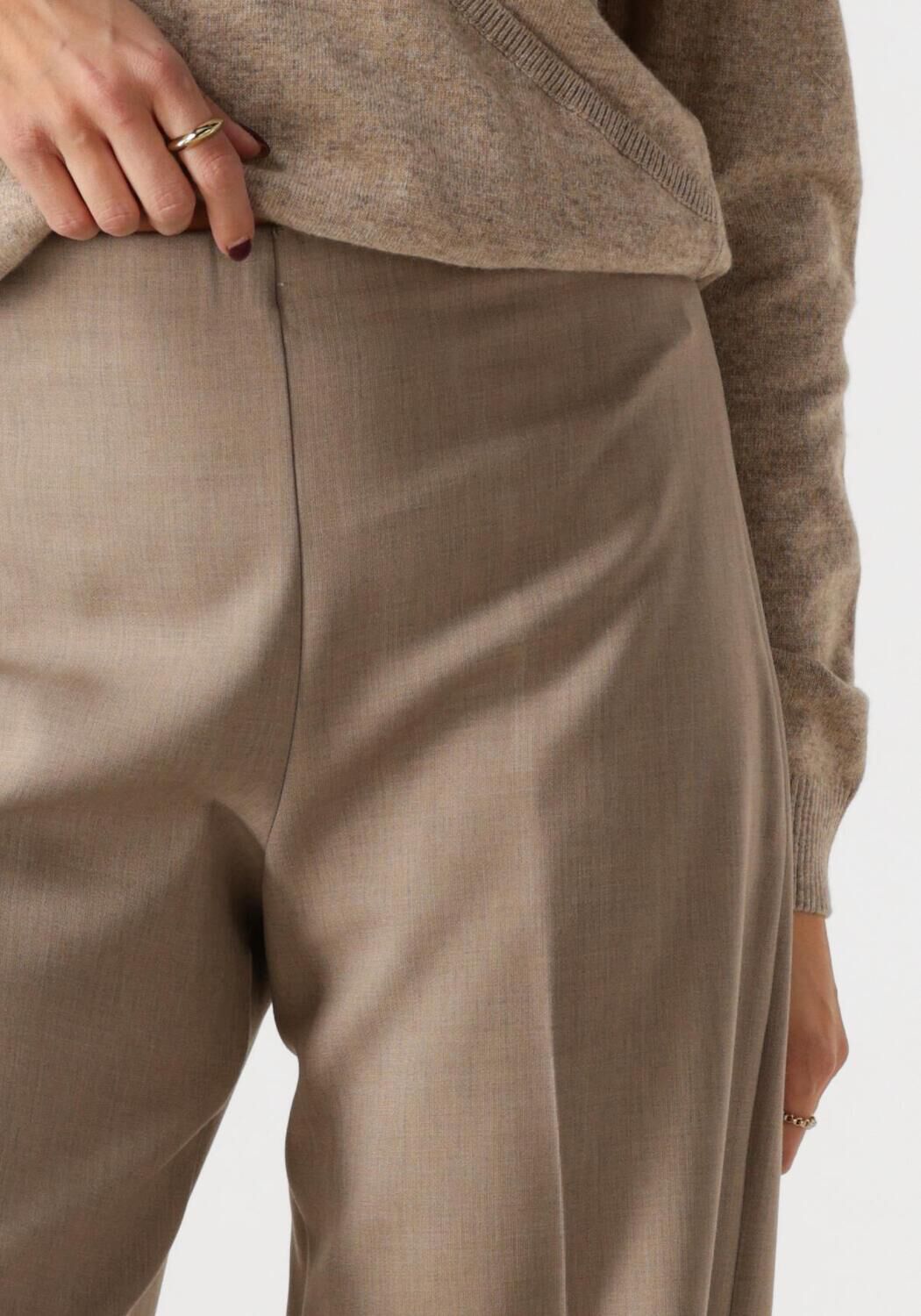 VANILIA Dames Broeken Clean Soft Pant Taupe