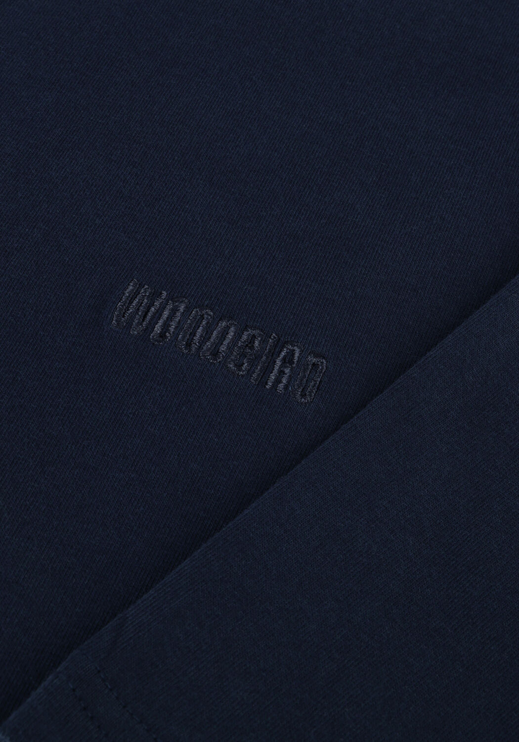 Donkerblauwe WOODBIRD T-shirt WBBAINE BASE TEE - large