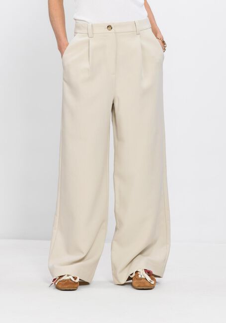 Ecru MODSTR&Ouml;M Wijde broek GALEMD WIDE PANTS - large