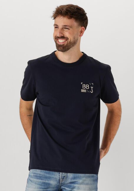 Donkerblauwe BUTCHER OF BLUE T-shirt ARMY STENCIL TEE - large