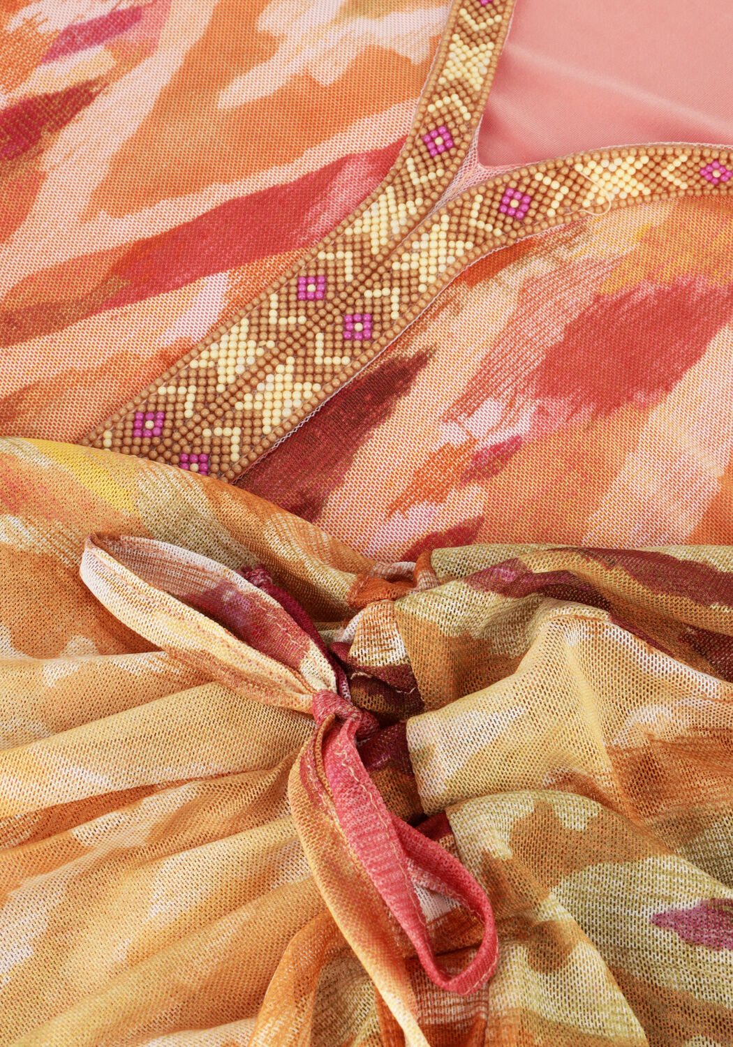 Multi ANA ALCAZAR Midi jurk DRESS SLEEVES 041225-3663 - large