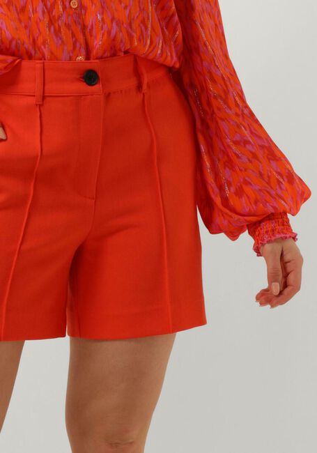 Oranje JANSEN AMSTERDAM Broeken WQ441 WOVEN HIGH WAISTED SHORT - large