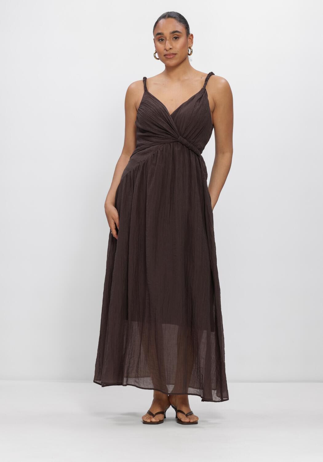 Bruine COPENHAGEN MUSE Maxi jurk CMJOAN-DRESS - large