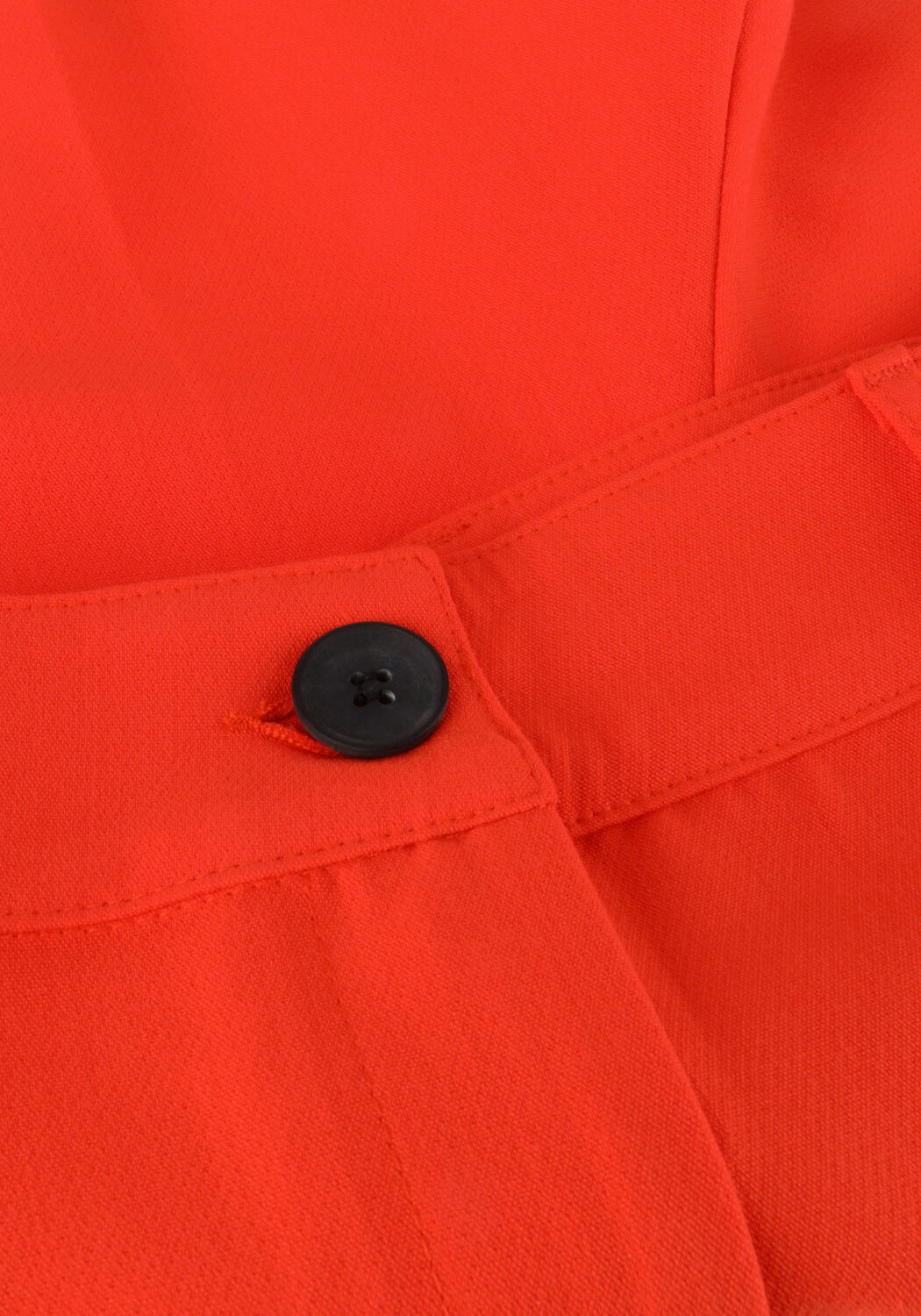 Oranje JANSEN AMSTERDAM Broeken WQ441 WOVEN HIGH WAISTED SHORT - large