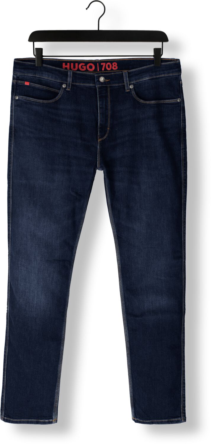 HUGO Heren Jeans 708 Donkerblauw