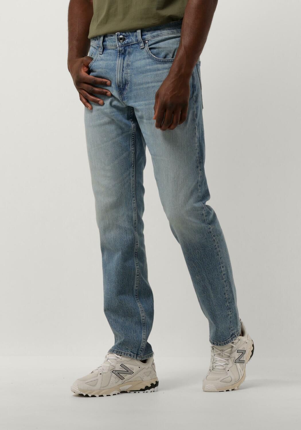 G-Star Raw Straight fit jeans met labelpatch model 'Mosa'