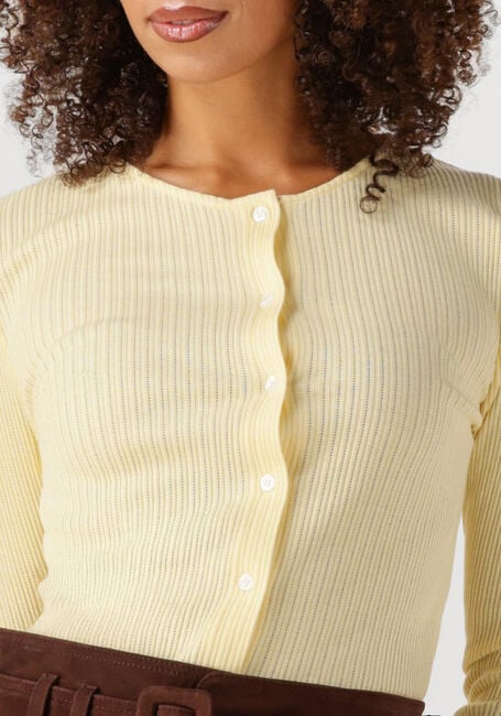 Gele ENVII Trui ENVOLVI LS LONG CARDIGAN 7275 - large