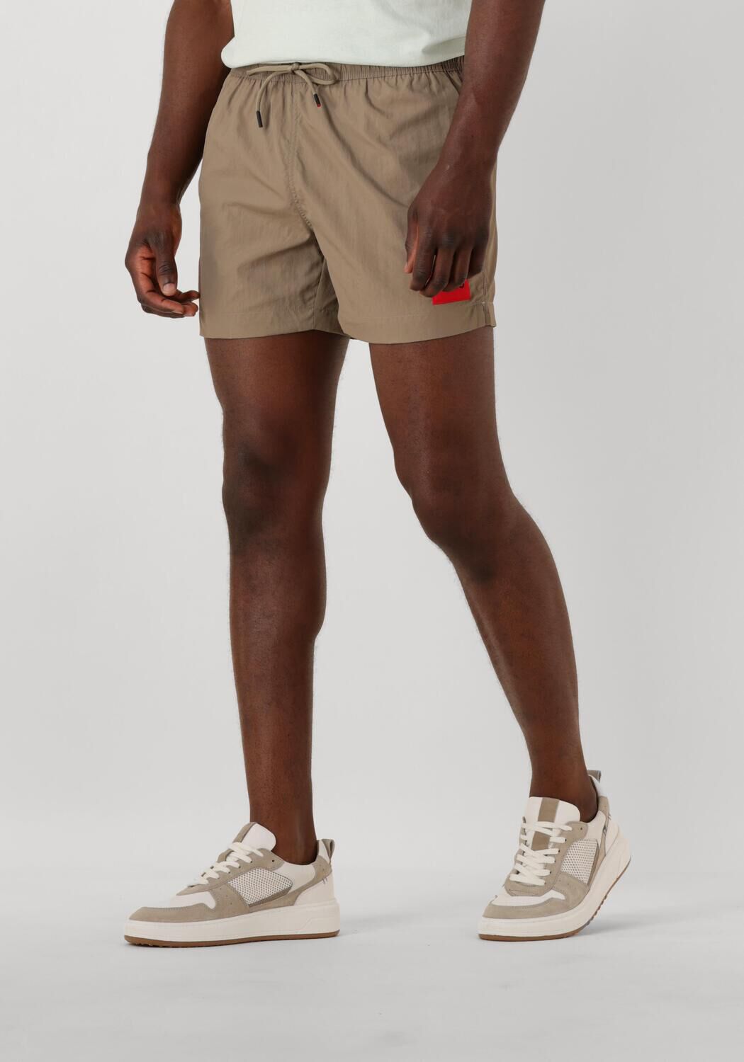 HUGO Regular fit zwembroek met labelpatch model 'DOMINICA'