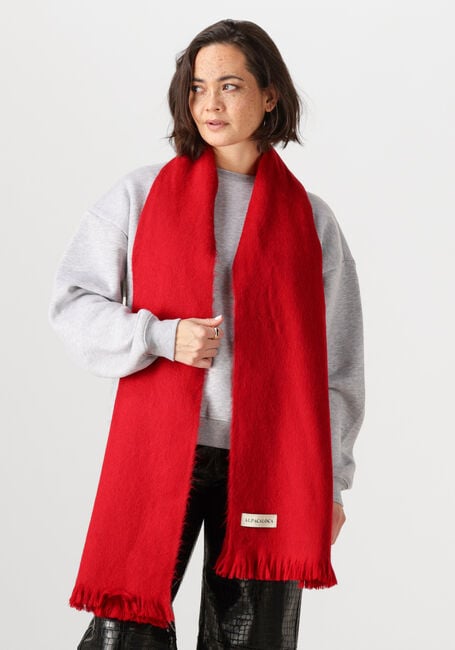 Rode ALPACA LOCA Sjaal 601 SCARF - large