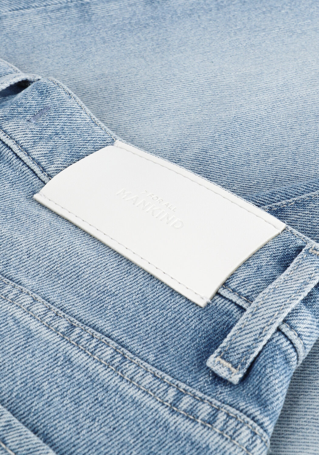 Blauwe 7 FOR ALL MANKIND Straight leg jeans LOGAN - large