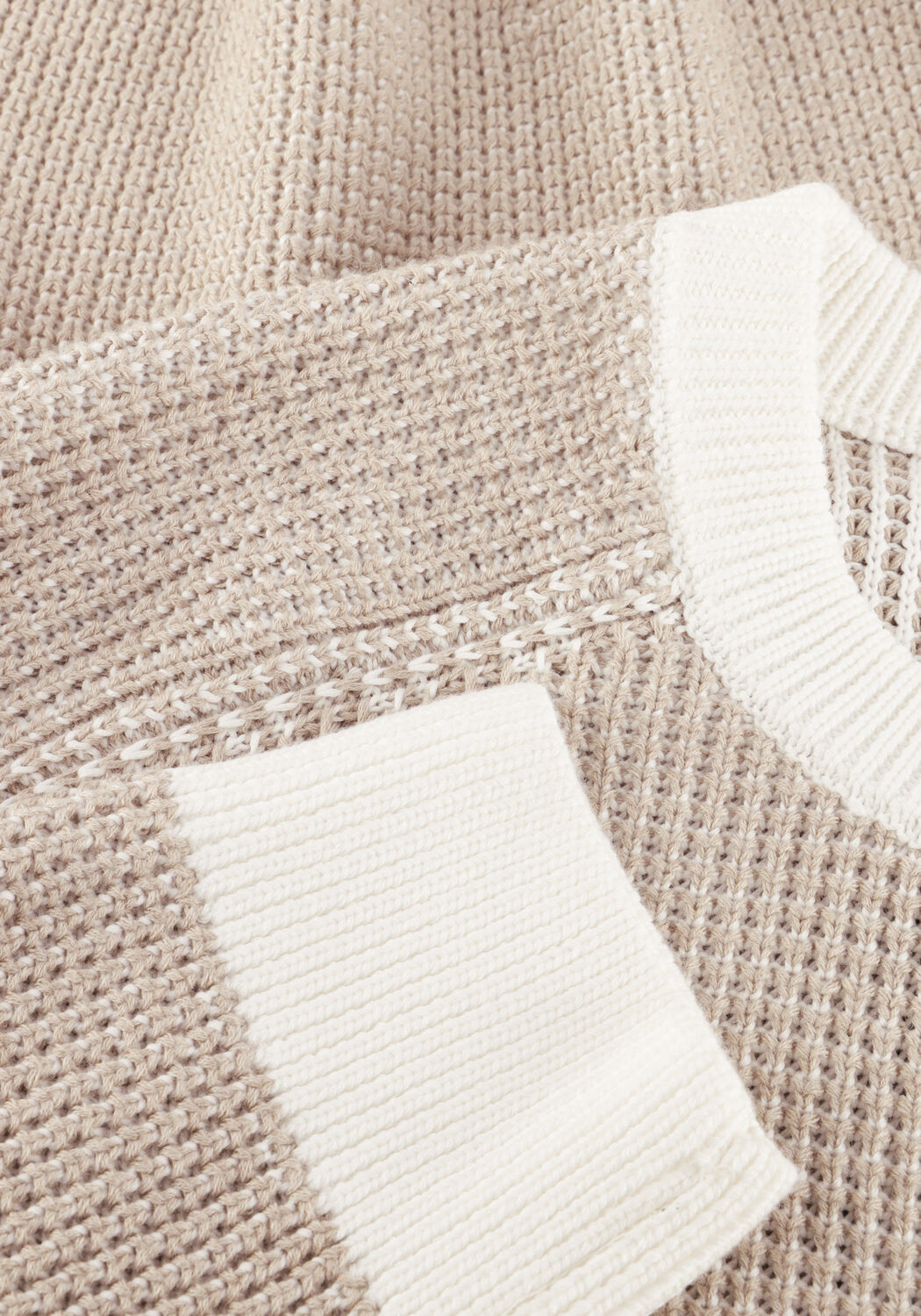 Beige SAINT STEVE Trui BJ&Ouml;RN-S - large