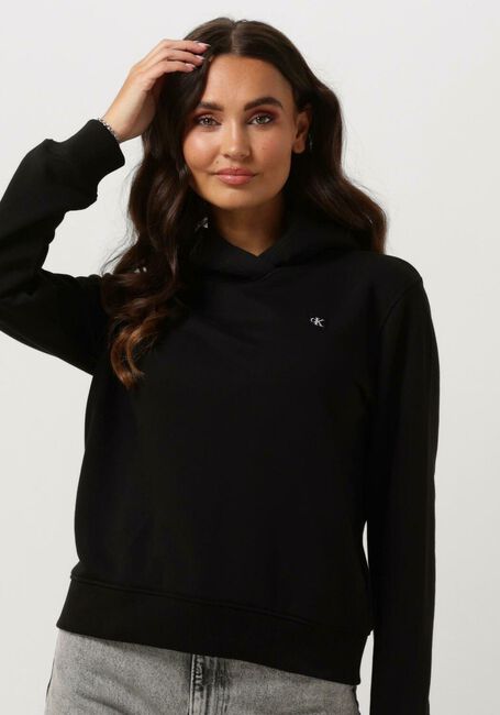 Zwarte CALVIN KLEIN Trui CK EMBRO BADGE REGULAR HOODIE - large