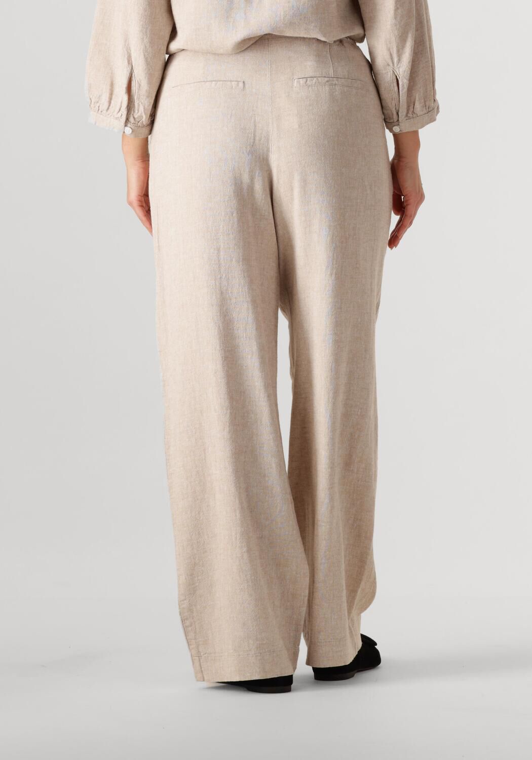 MSCH COPENHAGEN Dames Broeken Mschpennie Ginia Hw Pants Beige