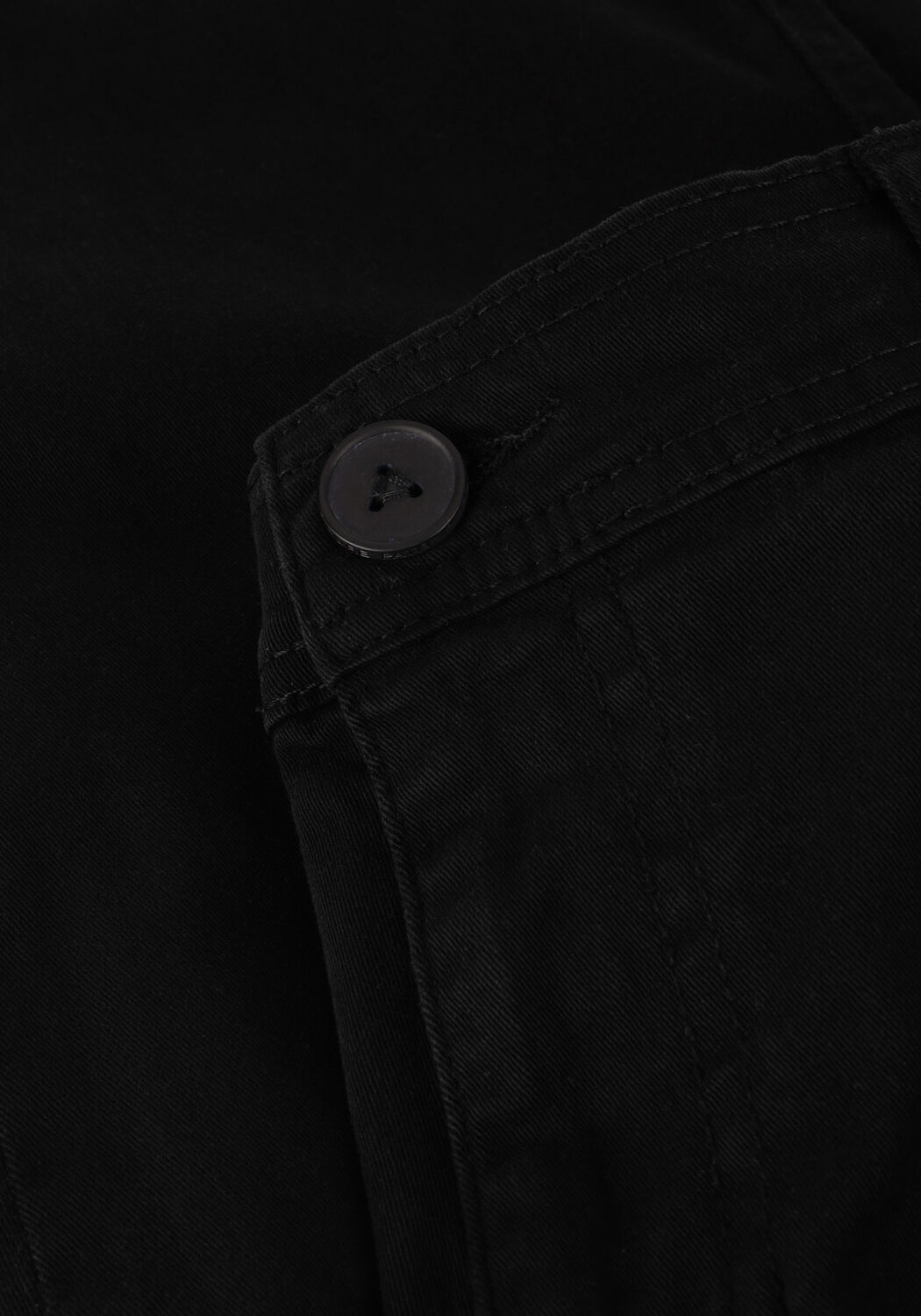 Zwarte PURE PATH Cargobroeken GARMENT DYE CARGO PANTS - large