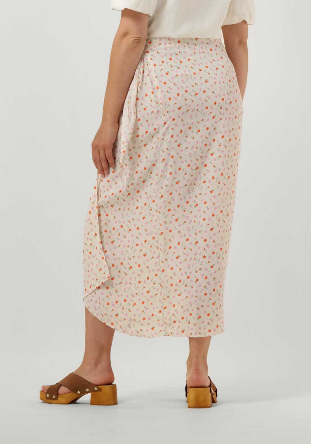 ENVII Dames Rokken Enmallorca Skirt Aop 7014 Creme