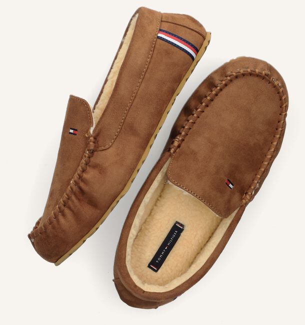 Cognac TOMMY HILFIGER Pantoffels WARM CORPO ELEVATED Cognac TOMMY HILFIGER Pantoffels WARM CORPO ELEVATED - large