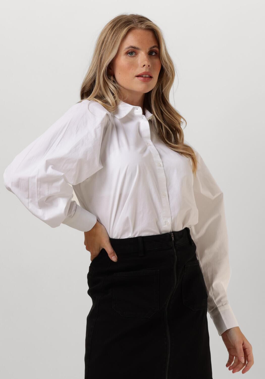 MSCH Copenhagen Regular fit overhemdblouse met manchetten model 'Amaris'
