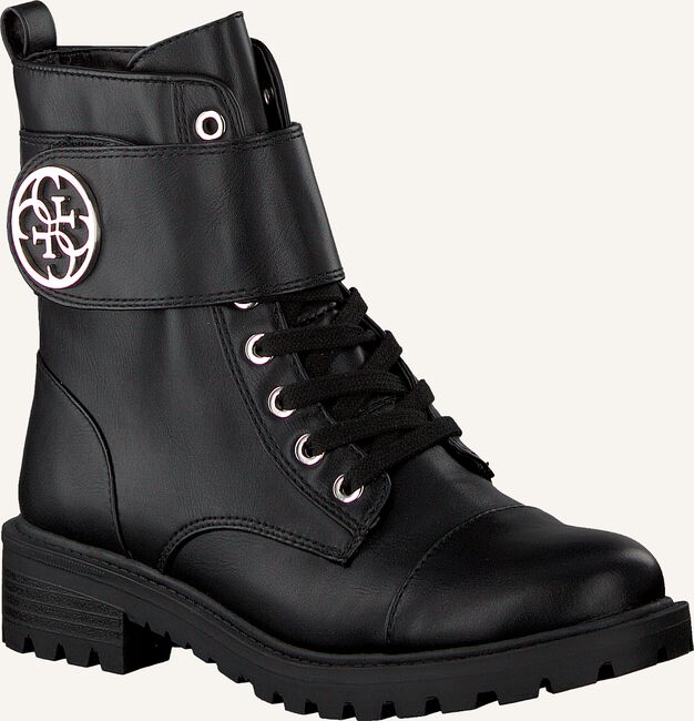 Zwarte GUESS Veterboots HEATHIRA Zwarte GUESS Veterboots HEATHIRA - large