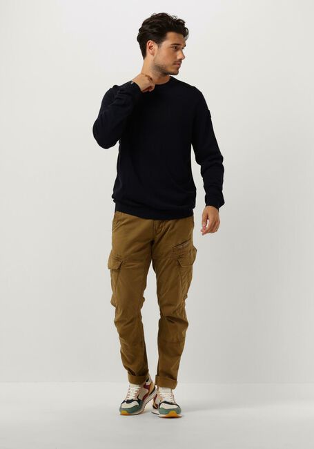 Donkerblauwe VANGUARD Trui CREWNECK COTTON MODAL - large