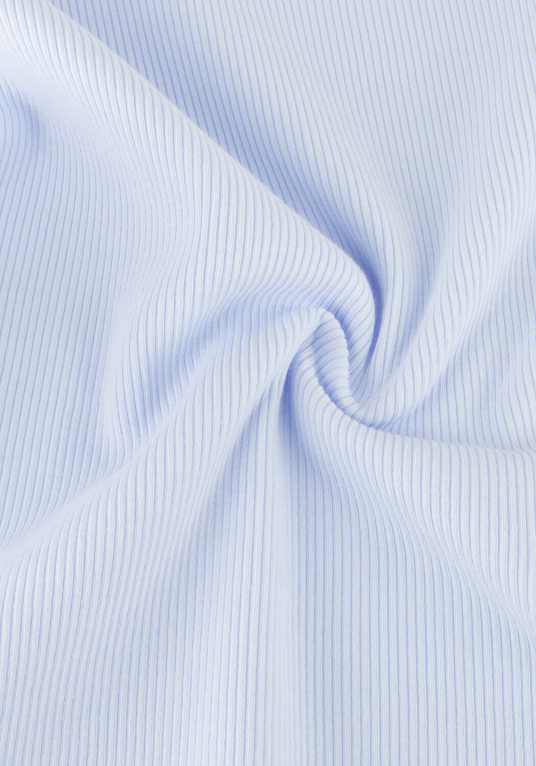 Lichtblauwe TOMMY JEANS T-shirt TJW SLIM ESSENTIAL RIB SS EXT - large