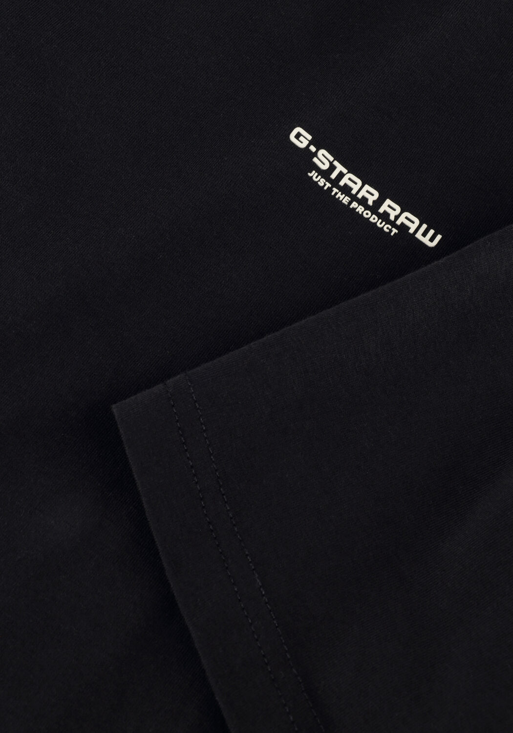 Zwarte G-STAR RAW T-shirt SLIM BASE R T S\S - large