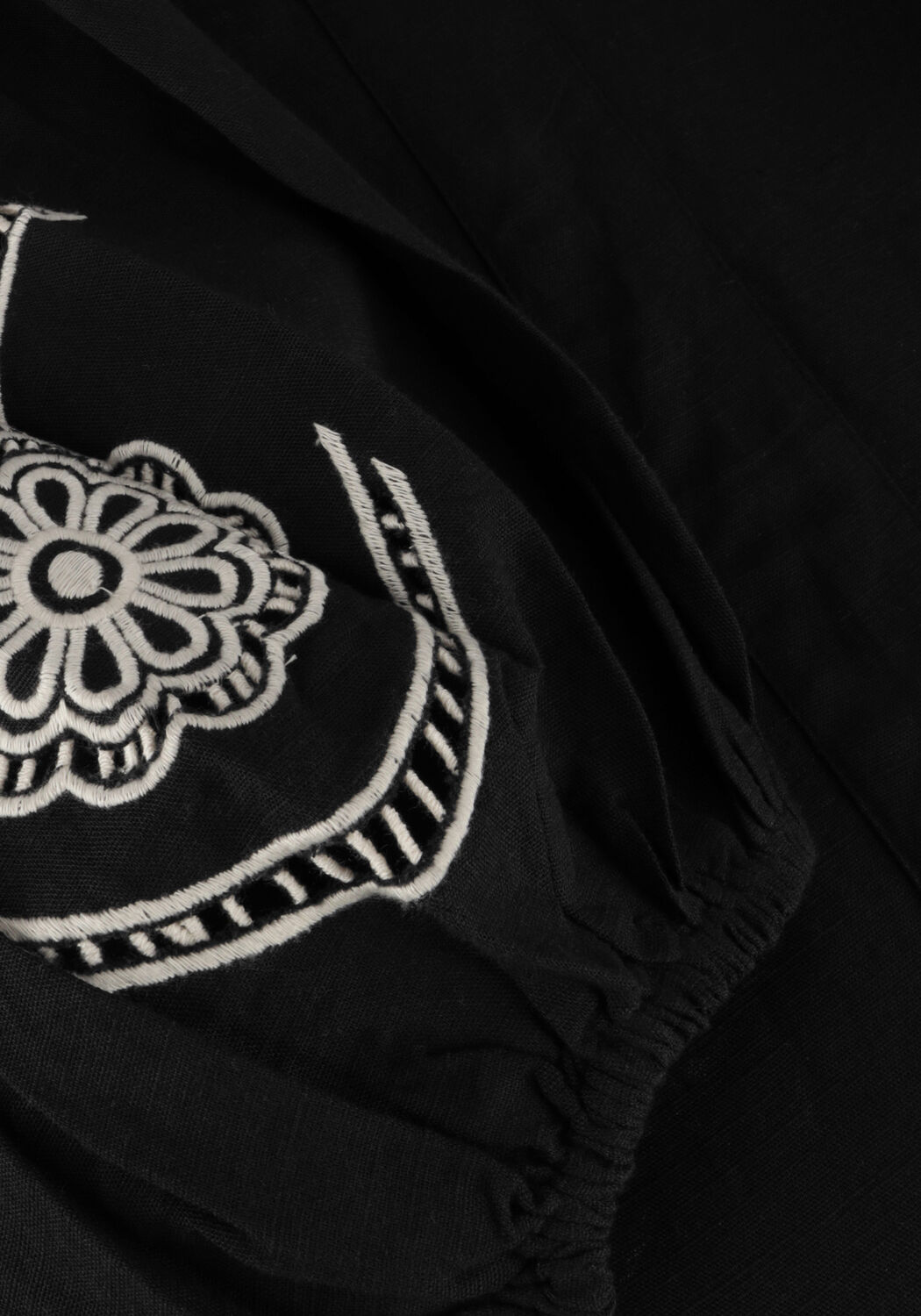 Zwarte NOTRE-V Maxi jurk NV-FREDA - large