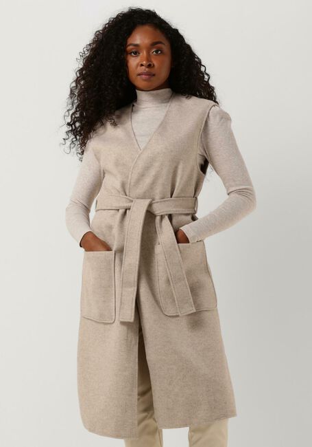 Beige SIMPLE Gilet CHILA JER-PES-WOOL-22-3 - large