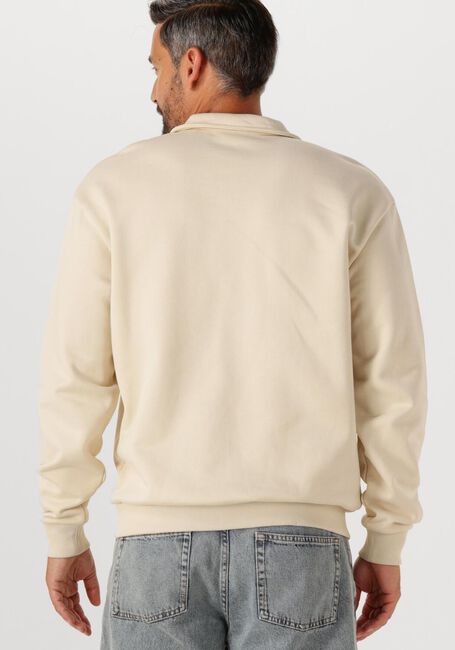 Beige LES DEUX Sweater CREW HALF-ZIP SWEATSHIRT - large