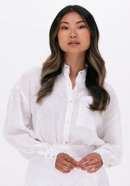 Ecru ALIX THE LABEL Blouses WOVEN BULL LINEN LYOCELL BLOUSE - large