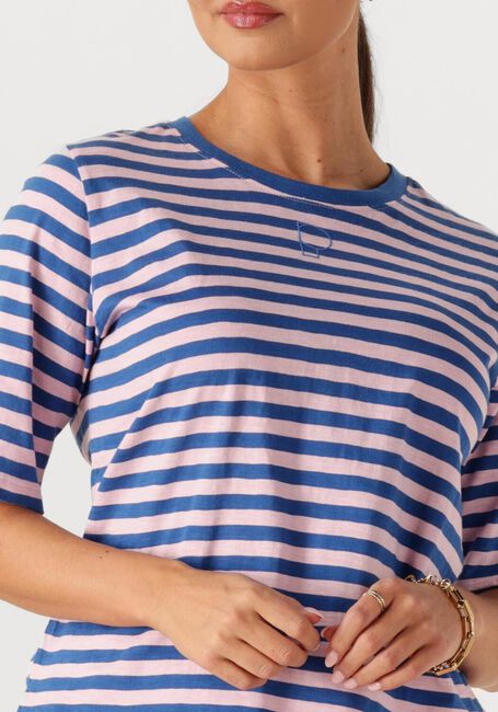Multi POM AMSTERDAM T-shirt TSHIRT STRIPE BLUE PINK - large